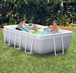 Intex Prism Frame Pool - 400 X 200 X 122 Cm - Met Filterpomp En Trap -Zwembadwinkel 26784 inuse 2019 300 1 1
