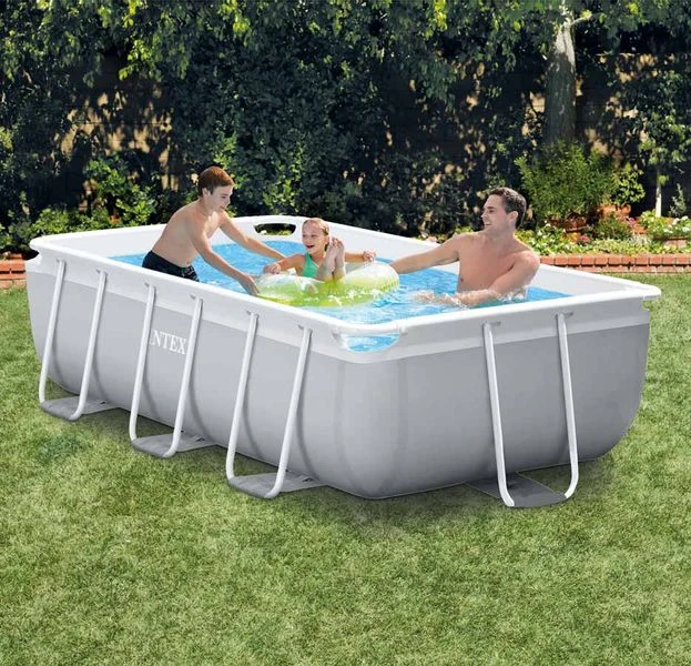 Intex Prism Frame Pool - 488 X 244 X 107 Cm - Met Filterpomp En Accessoires 4 Intex Prism Frame Pool - 488 X 244 X 107 Cm - Met Filterpomp En Accessoires - Image 2