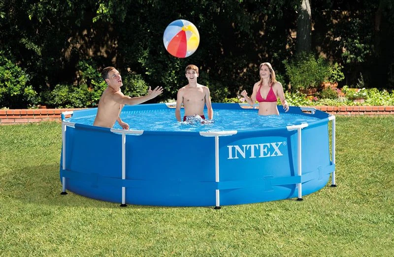 Intex Metal Frame Pool - 305 X 76 Cm - Met Filterpomp 4 Intex Metal Frame Pool - 305 X 76 Cm - Met Filterpomp - Image 2