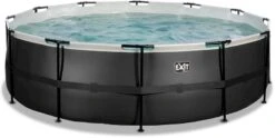 EXIT TOYS EXIT Black Leather Zwembad - 488 X 122 Cm - Met Zandfilterpomp En Trap -Zwembadwinkel 603 1200 exit 30 27 16 20 int 2