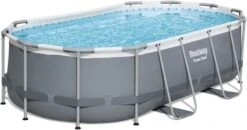Bestway Power Steel Oval Zwembad - 427 X 250 X 100 Cm - Met Filterpomp En Accessoires -Zwembadwinkel 630 1200 56622 56620 7070 pr web