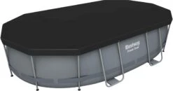 Bestway Power Steel Oval Zwembad - 488 X 305 X 107 Cm - Met Filterpomp En Accessoires -Zwembadwinkel 632 1200 56655 56450 56448 pool cover 16ftx10ftx42in power steel oval 58290 ft web acc