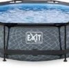 EXIT TOYS EXIT Stone Zwembad - 300 X 76 Cm - Met Filterpomp -Zwembadwinkel 636 1200 exit 30 12 10 00 int 1