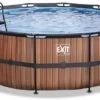 EXIT TOYS EXIT Wood Zwembad - 427 X 122 Cm - Met Zandfilterpomp En Trap -Zwembadwinkel 650 1200 exit 30 27 14 10 int 1