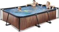 EXIT TOYS EXIT Wood Zwembad - 300 X 200 X 65 Cm - Met Filterpomp 11 EXIT TOYS EXIT Wood Zwembad - 300 X 200 X 65 Cm - Met Filterpomp -Zwembadwinkel 662 1200 exit 30 00 32 10 int 4
