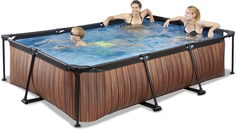 EXIT TOYS EXIT Wood Zwembad - 300 X 200 X 65 Cm - Met Filterpomp 6 EXIT TOYS EXIT Wood Zwembad - 300 X 200 X 65 Cm - Met Filterpomp - Image 4