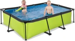 EXIT TOYS EXIT Lime Zwembad - 220 X 150 X 65 Cm - Met Filterpomp -Zwembadwinkel 668 1200 exit 30 00 21 40 int 4