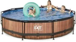 EXIT TOYS EXIT Wood Zwembad - 360 X 76 Cm - Met Filterpomp -Zwembadwinkel 670 1200 exit 30 12 12 10 int 3