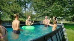 EXIT TOYS EXIT Wood Zwembad - 540 X 250 X 122 Cm - Met Zandfilterpomp En Trap -Zwembadwinkel 675 1200 exit 30 27 53 10 int 9