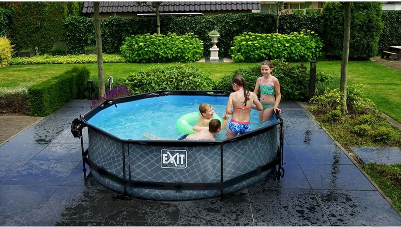 EXIT TOYS EXIT Wood Zwembad - 300 X 76 Cm - Met Filterpomp 7 EXIT TOYS EXIT Wood Zwembad - 300 X 76 Cm - Met Filterpomp - Image 5