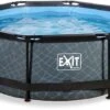 EXIT TOYS EXIT Stone Zwembad - 244 X 76 Cm - Met Filterpomp -Zwembadwinkel 724 1200 exit 30 12 08 00 int 1