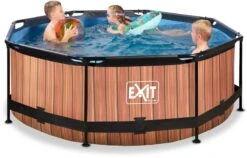 EXIT TOYS EXIT Wood Zwembad - 244 X 76 Cm - Met Filterpomp -Zwembadwinkel 766 1200 exit 30 12 08 10 int 4