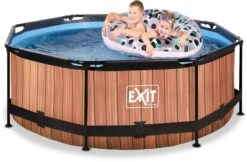 EXIT TOYS EXIT Wood Zwembad - 244 X 76 Cm - Met Filterpomp -Zwembadwinkel 786 1200 exit 30 12 08 10 int 3