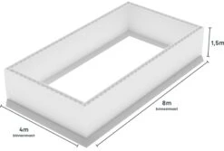 Polystyreen Zwembad Blokkenset - 8,00 X 4,00 X 1,50 M 9 Polystyreen Zwembad Blokkenset - 8,00 X 4,00 X 1,50 M -Zwembadwinkel 800x400 zij size