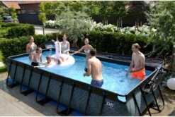 EXIT TOYS EXIT Stone Zwembad - 540 X 250 X 100 Cm - Met Zandfilterpomp En Trap -Zwembadwinkel 808 1200 exit 30 17 53 00 int 12