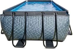 EXIT TOYS EXIT Stone Zwembad - 540 X 250 X 122 Cm - Met Zandfilterpomp En Trap -Zwembadwinkel 810 1200 exit 30 27 53 00 int 3