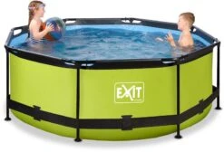 EXIT TOYS EXIT Lime Zwembad - 244 X 76 Cm - Met Filterpomp -Zwembadwinkel 814 1200 exit 30 12 08 40 int 4