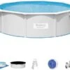 Bestway Hydrium Alderney Metalen Zwembad Ø460 X 120 Cm -Zwembadwinkel 900 1096 bestway agp set 15ftx48in hydrium pool set 56384 56384gb 56384gs 150dpi