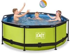 EXIT TOYS EXIT Lime Zwembad - 244 X 76 Cm - Met Filterpomp -Zwembadwinkel 900 1161 exit 30 12 08 40 int 3