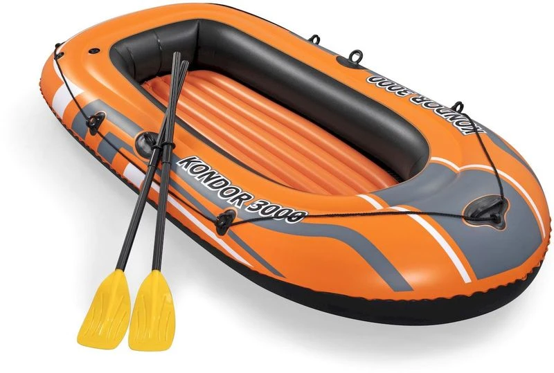 Bestway Kondor Elite 3000 Opblaasboot Set 3 Bestway Kondor Elite 3000 Opblaasboot Set