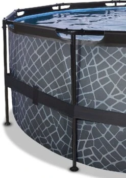 EXIT TOYS EXIT Stone Zwembad - 427 X 122 Cm - Met Zandfilterpomp En Trap -Zwembadwinkel 900 638 exit 30 27 14 00 int 3