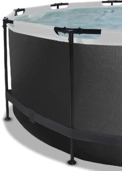 EXIT TOYS EXIT Black Leather Zwembad - 360 X 122 Cm - Met Zandfilterpomp En Trap -Zwembadwinkel 900 640 exit 30 27 12 20 int 3