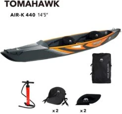 Aqua Marina Tomahawk Air-K 440 Opblaasbare Kajak - 2 Personen 19 Aqua Marina Tomahawk Air-K 440 Opblaasbare Kajak - 2 Personen -Zwembadwinkel 900 959 aquamarina kayak package tomahawk 4 1536x1536 1