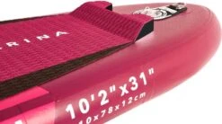 Aqua Marina Coral Opblaasbaar Supboard Set 23 Aqua Marina Coral Opblaasbaar Supboard Set -Zwembadwinkel aqua marina coral 2021 opblaasbaar supboard achterkant neus