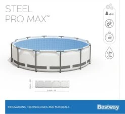 Bestway Steel Pro MAX Zwembad - 366 X 76 Cm - Met Filterpomp 16 Bestway Steel Pro MAX Zwembad - 366 X 76 Cm - Met Filterpomp -Zwembadwinkel bestway steel pro max zwembad 366 x 76 cm set 12