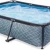 EXIT TOYS EXIT Stone Zwembad - 300 X 200 X 65 Cm - Met Filterpomp -Zwembadwinkel exit stone zwembad