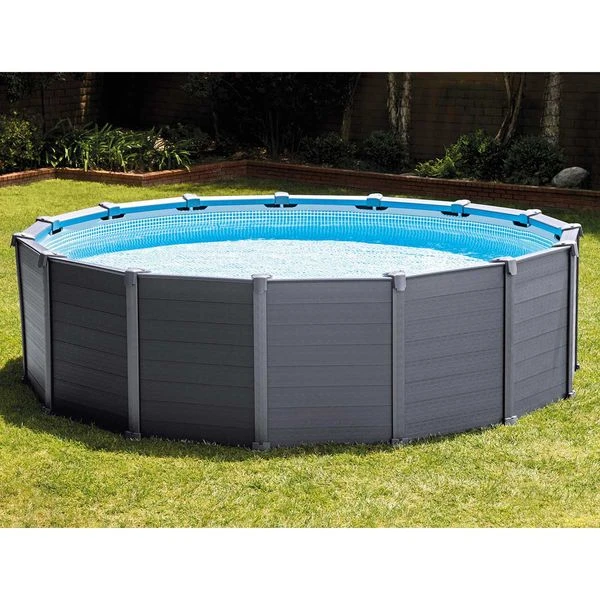 Intex Graphite Panel Pool - 478 X 124 Cm - Met Zandfilterpomp En Accessoires 6 Intex Graphite Panel Pool - 478 X 124 Cm - Met Zandfilterpomp En Accessoires - Image 4