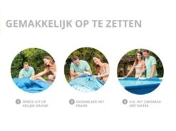 Intex Metal Frame Pool - 260 X 160 X 65 Cm -Zwembadwinkel intex opzetinstructie 3