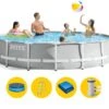 Intex Prism Frame Pool - 427 X 107 Cm - Met Filterpomp En Accessoires -Zwembadwinkel intex prism frame pool 427 x 107 cm met filterpomp en accessoires intex prism frame pool 427 x 107 cm met filterpomp en accessoires