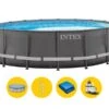 Intex Ultra Frame XTR Pool - 488 X 122 Cm - Met Zandfilterpomp En Accessoires -Zwembadwinkel intex ultra frame xtr pool 488 x 122 cm met zandfilterpomp en accessoires