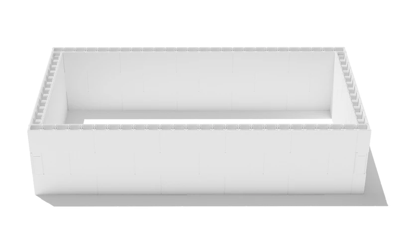 Polystyreen Zwembad Blokkenset - 6,00 X 3,00 X 1,50 M 3 Polystyreen Zwembad Blokkenset - 6,00 X 3,00 X 1,50 M